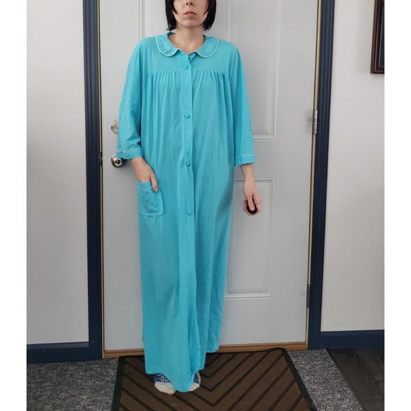 70s/80s Blue Robe - Picture 1 of 5